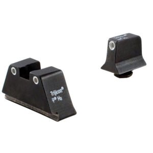 Trijicon Tritium Suppressor Night Sights | For Glock | Green Front / Orange Rear | GL201-C-600650