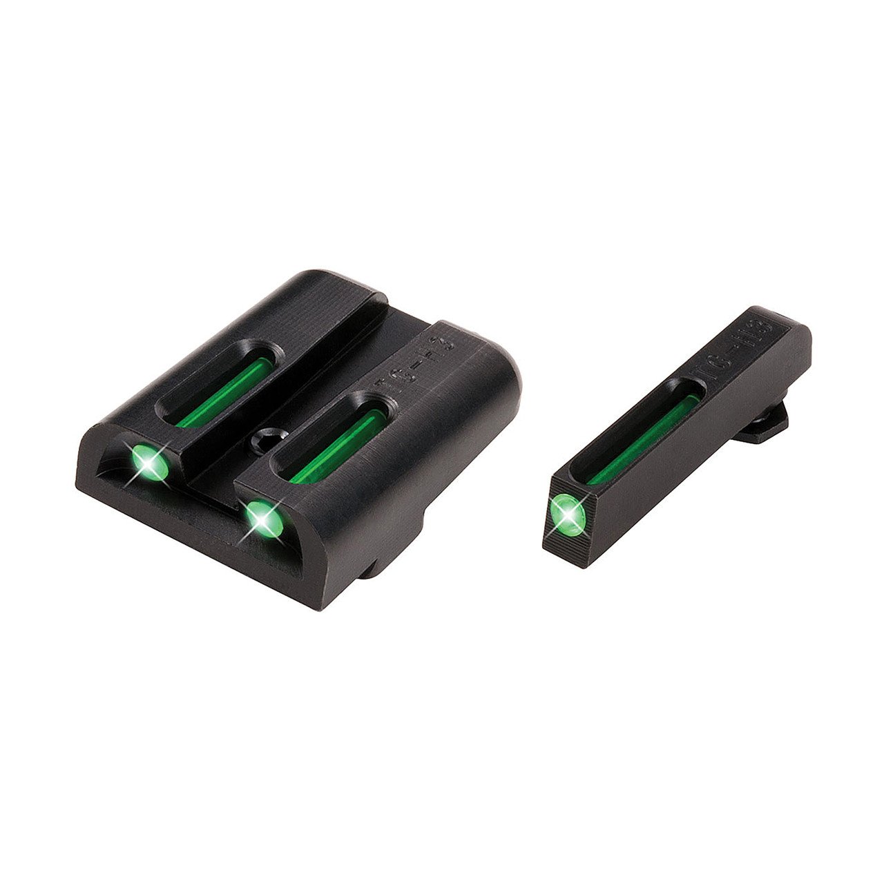 Truglo | Brite-Site, | Tritium/Fiber Optic Sight | For Large Frame Glocks | Green | TG-TG131GT2